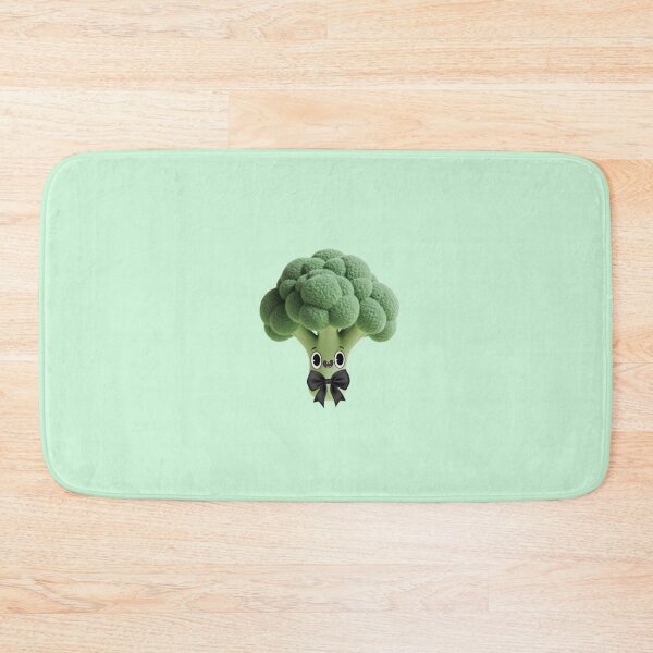 Item preview, Cute Cartoon Cauliflower with Black Bow Illustration designed and sold by nada-art.