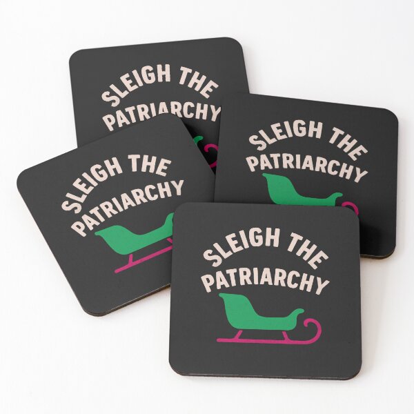 Item preview, Sleigh The Patriarchy:  Feminist Christmas Art designed and sold by elynne9.