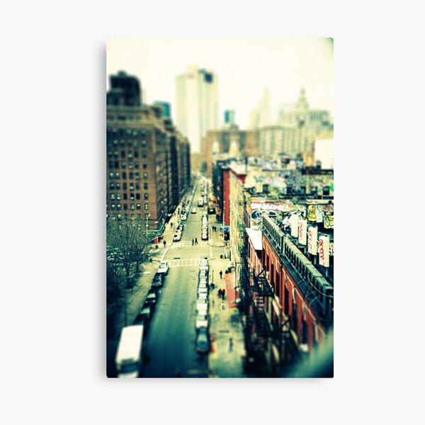 Chinatown Tilt-Shift Canvas Print