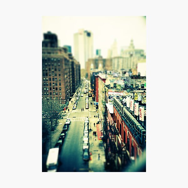 Chinatown Tilt-Shift Photographic Print
