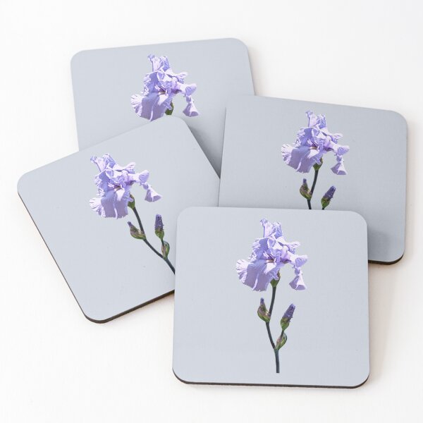 Item preview, Lavender Iris and Buds designed and sold by Susan Savad.