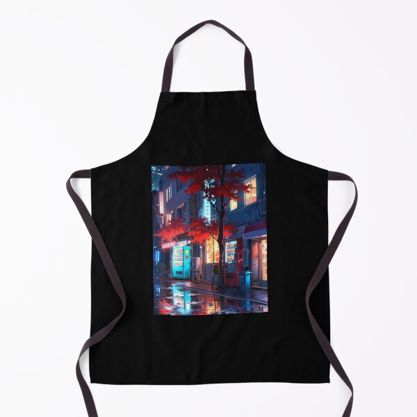 Item preview, Night street - anime, cyberpunk designed and sold by the-sunset.