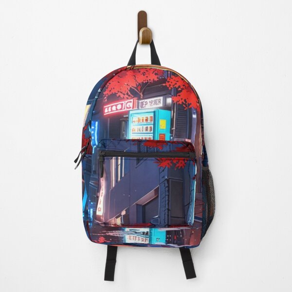 Item preview, Night street - anime, cyberpunk designed and sold by the-sunset.