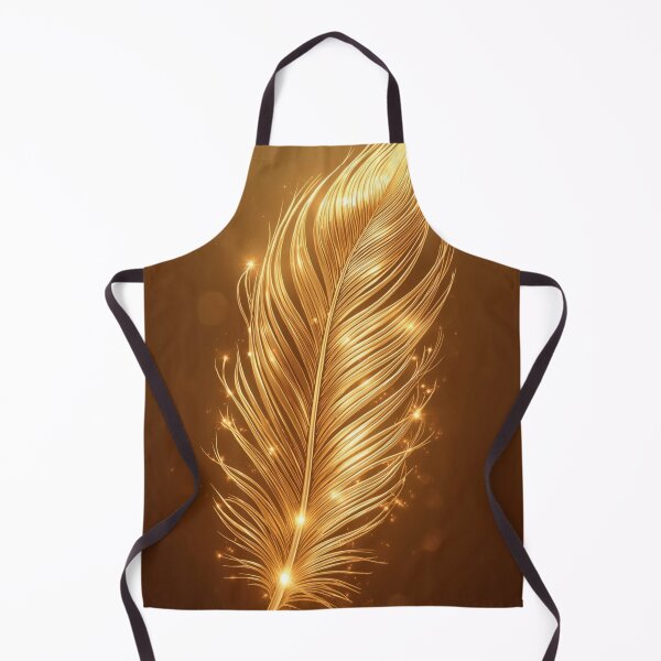 Item preview, Golden Feather of Light – Elegant Shimmering Luxury Design designed and sold by BoB-66.