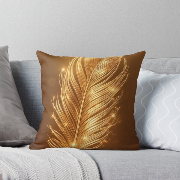 Item preview, Golden Feather of Light – Elegant Shimmering Luxury Design designed and sold by BoB-66.