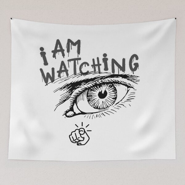 Item preview, I Am Watching – Creepy Horror Drip Text Design designed and sold by YYoYY.