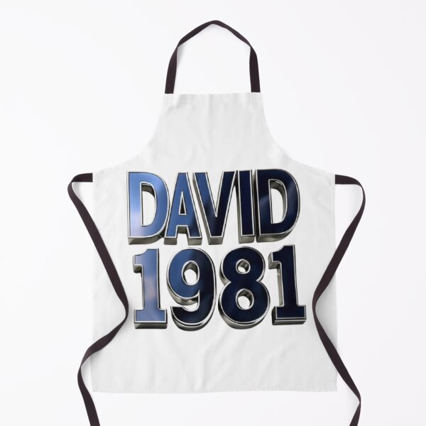 Item preview, David 1981 – Metallic Chrome Edition designed and sold by AlexLineArt.