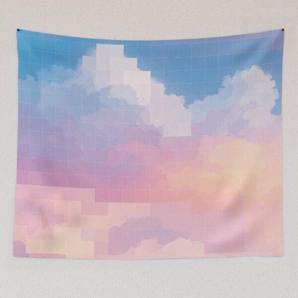 Item preview, Pixelated Skyscape V designed and sold by Skyline-Art-Inc.