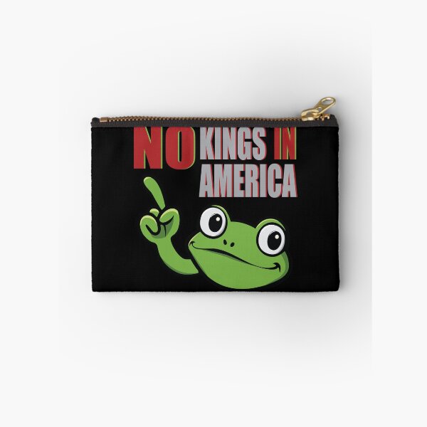 Item preview,   NO KINGS IN  AMERICA - FROG - RESIST - TEXT - NOPE designed and sold by Gihan-Design.