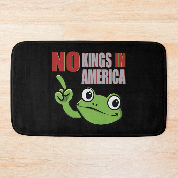Item preview,   NO KINGS IN  AMERICA - FROG - RESIST - TEXT - NOPE designed and sold by Gihan-Design.