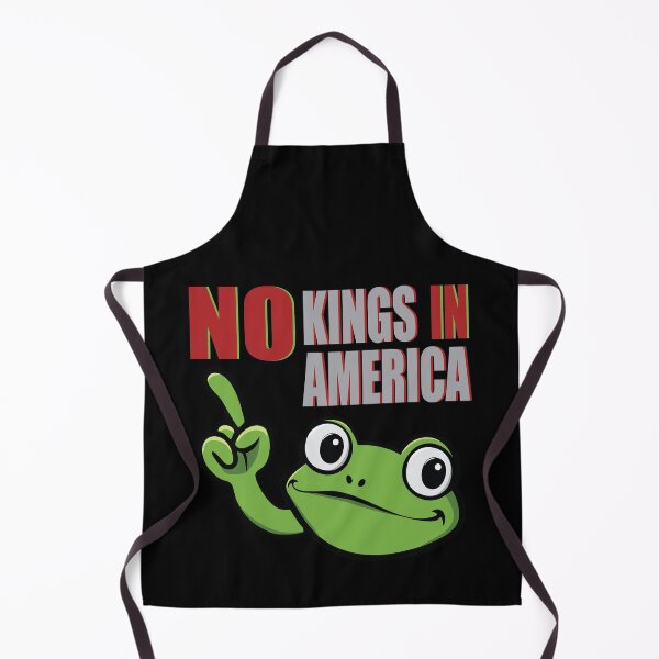 Item preview,   NO KINGS IN  AMERICA - FROG - RESIST - TEXT - NOPE designed and sold by Gihan-Design.
