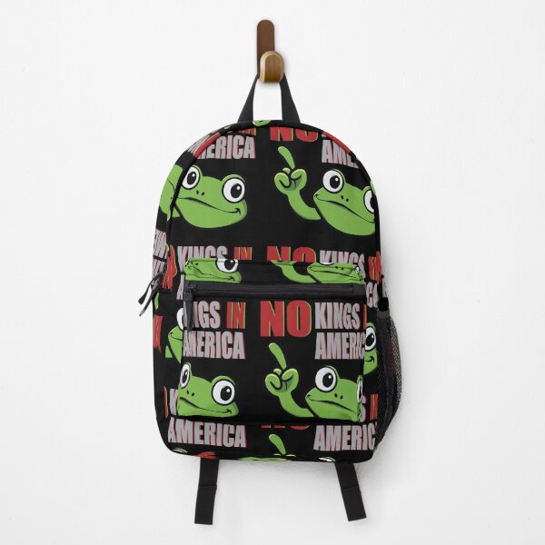 Item preview, NO KINGS IN AMERICA - FROG - RESIST - TEXT - NOPE designed and sold by Gihan-Design.