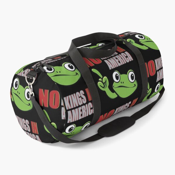 Item preview,   NO KINGS IN  AMERICA - FROG - RESIST - TEXT - NOPE designed and sold by Gihan-Design.