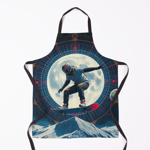 Artikelvorschau, Cosmic Snowboard Skater – Space Mountain Adventure entworfen und verkauft von Jeff's Good Mojo Dojo.