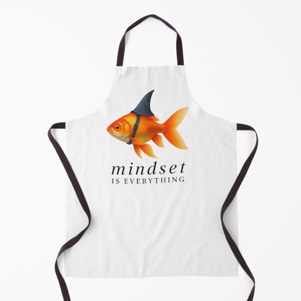 Item preview, Mindset is Everything Goldfish Shark Funny Motivational Big Fish Motivational designed and sold by Logiamerch.