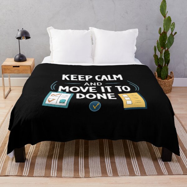 Item preview, Funny Kanban Quote | “Keep Calm and Move It to Done” Design designed and sold by VividOrganica.