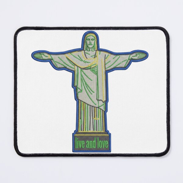 Item preview, Christ the Redeemer – Brazil Embroidered Badge designed and sold by DavinEmbroidery.
