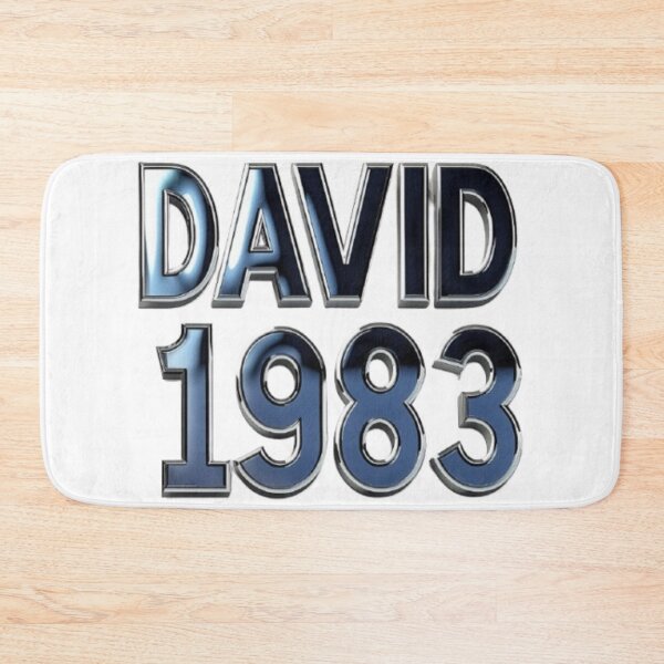 Item preview, David 1983 – Metallic Chrome Edition designed and sold by AlexLineArt.