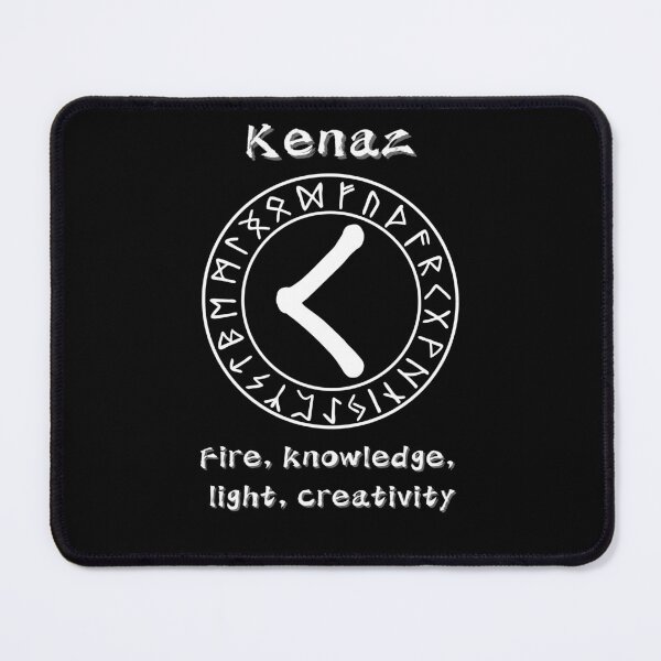Item preview, Kenaz Rune – Light and Knowledge designed and sold by byPretroch.