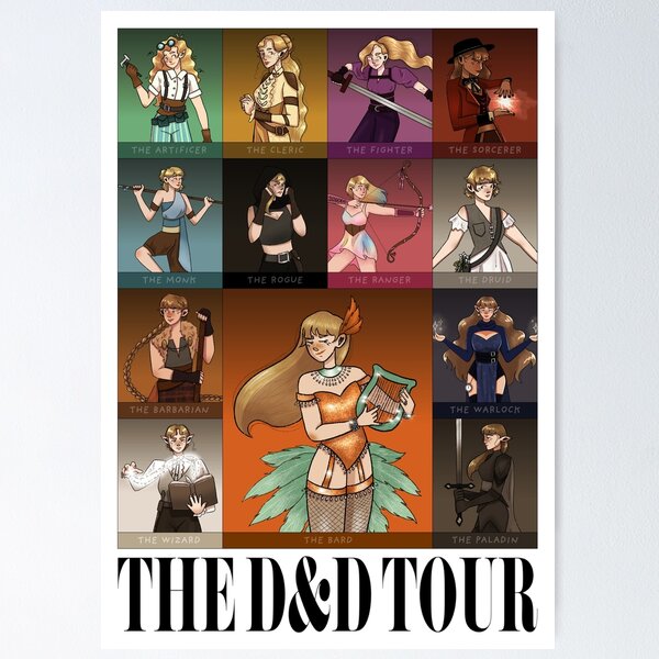 Item preview, The D&D Tour designed and sold by Meagan Taylor.
