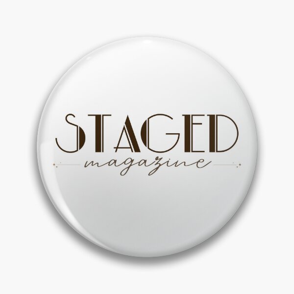 Item preview, Staged Magazine Logo Brown designed and sold by StagedMagazine.