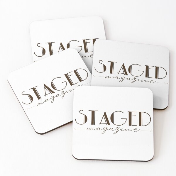 Item preview, Staged Magazine Logo Brown designed and sold by StagedMagazine.