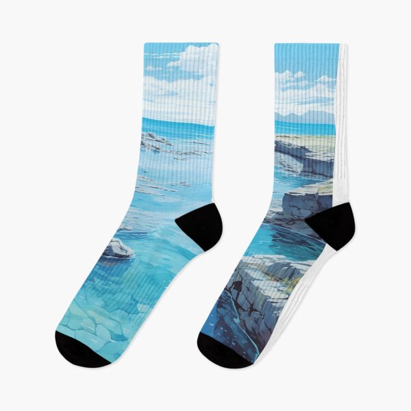 Item preview, Sky Lagoon Iceland Geothermal Blue Water Poster designed and sold by LaFabricaArt.