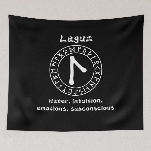 Item preview, Laguz Rune – Water and Intuition designed and sold by byPretroch.
