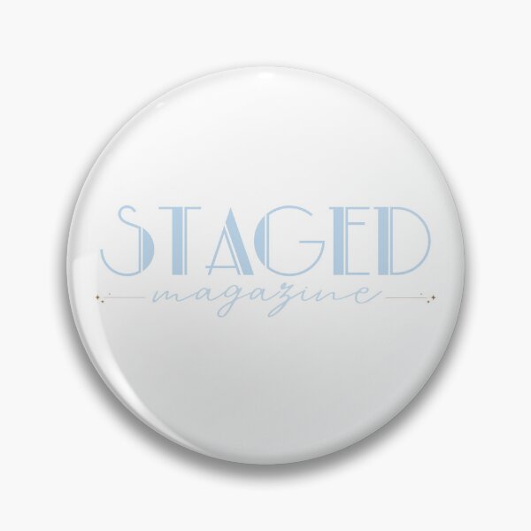 Item preview, Staged Magazine Logo Baby Blue designed and sold by StagedMagazine.