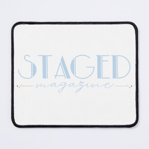 Item preview, Staged Magazine Logo Baby Blue designed and sold by StagedMagazine.