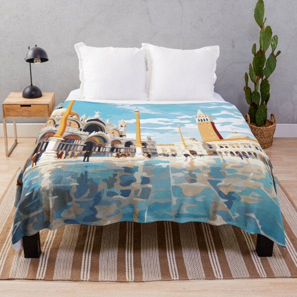 Item preview, St. Marks Square Venice Italy Historic Landmark Art designed and sold by LaFabricaArt.