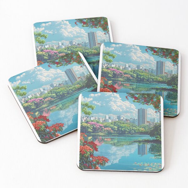 Item preview, Ibirapuera Park Sao Paolo Brazil City Poster designed and sold by LaFabricaArt.