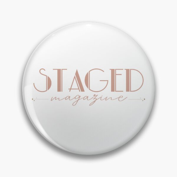 Item preview, Staged Magazine Logo Pink designed and sold by StagedMagazine.