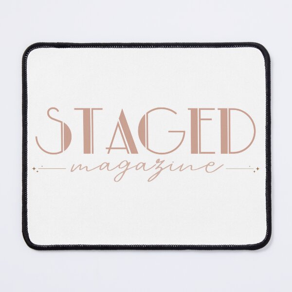Item preview, Staged Magazine Logo Pink designed and sold by StagedMagazine.