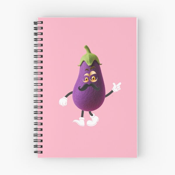 Item preview, Angry Purple Eggplant Cartoon Illustration designed and sold by nada-art.