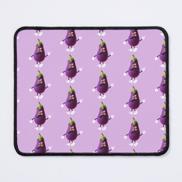 Item preview, Angry Purple Eggplant Cartoon Illustration designed and sold by nada-art.