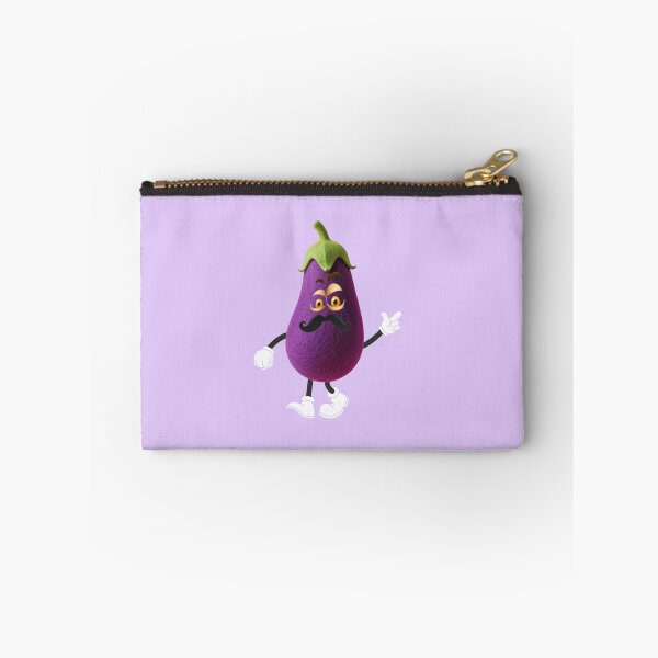 Item preview, Angry Purple Eggplant Cartoon Illustration designed and sold by nada-art.