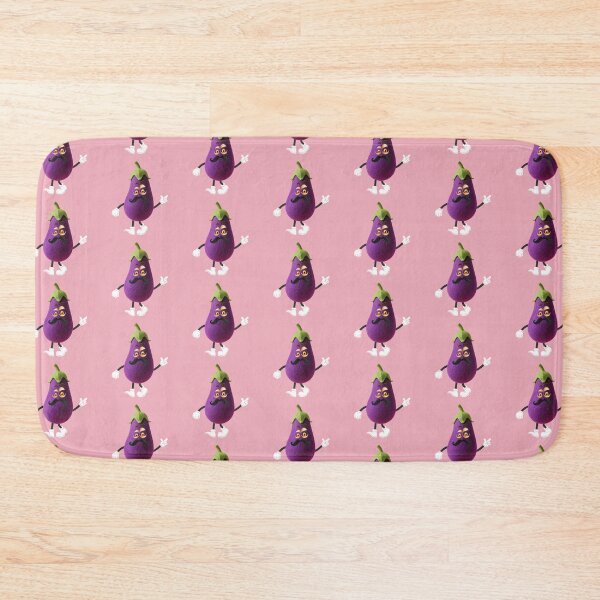 Item preview, Angry Purple Eggplant Cartoon Illustration designed and sold by nada-art.