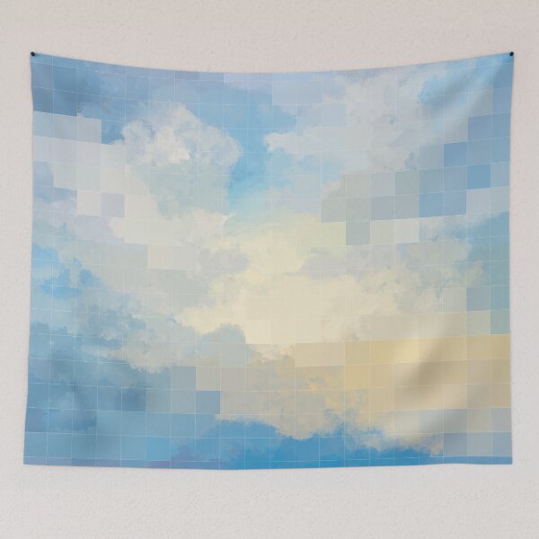 Item preview, Pixelated Skyscape III designed and sold by Skyline-Art-Inc.