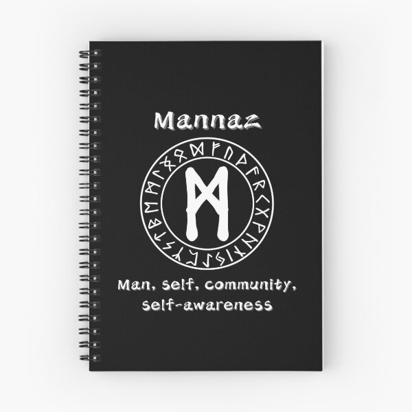 Item preview, Mannaz Rune – Humanity and Self designed and sold by byPretroch.