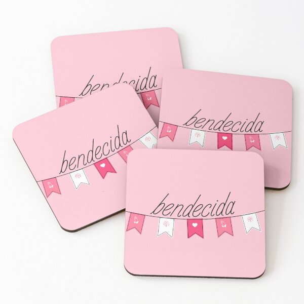 Item preview, Bendecida – Blessed in Pink designed and sold by DesignsByMom.