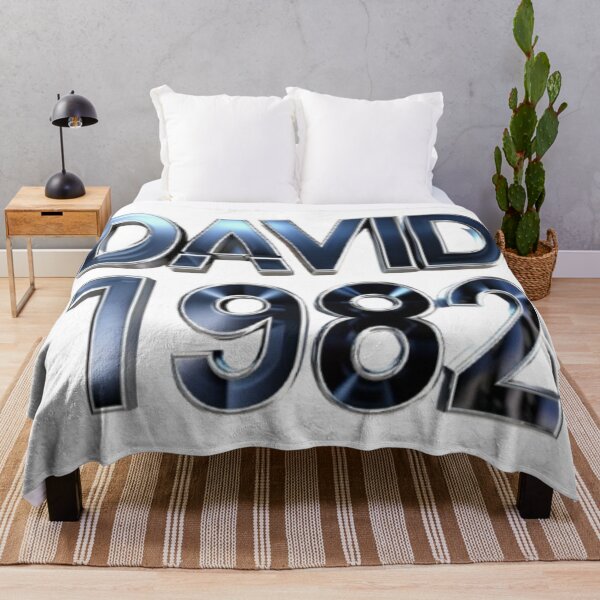 Item preview, David 1982 – Metallic Chrome Edition designed and sold by AlexLineArt.
