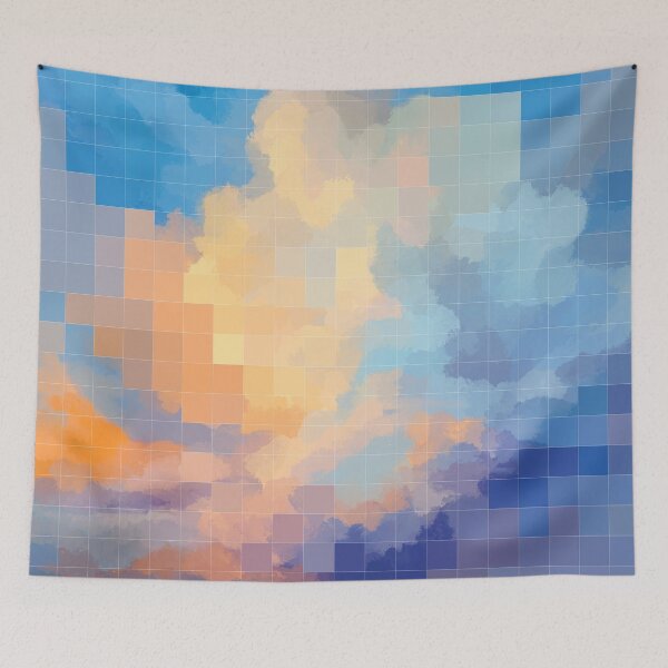 Item preview, Pixelated Skyscape I designed and sold by Skyline-Art-Inc.