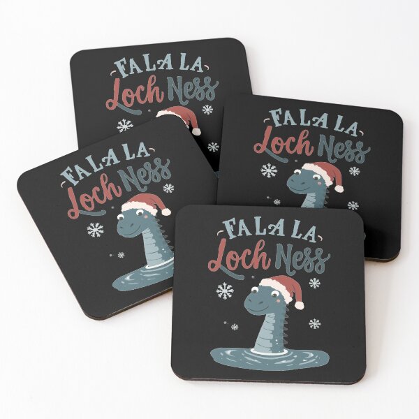 Item preview, Scottish Christmas Design Fa La La Loch Ness Monster Santa Hat Xmas Humor designed and sold by Loom on the Loch.