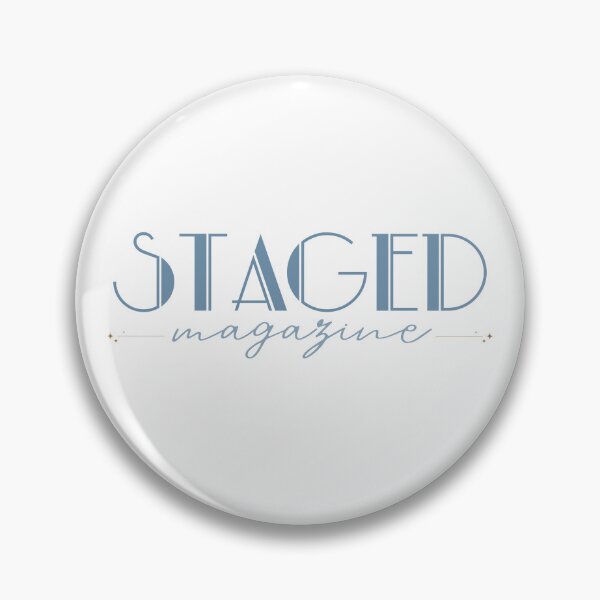 Item preview, Staged Magazine Logo Blue designed and sold by StagedMagazine.