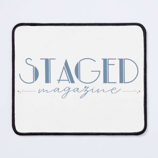 Item preview, Staged Magazine Logo Blue designed and sold by StagedMagazine.