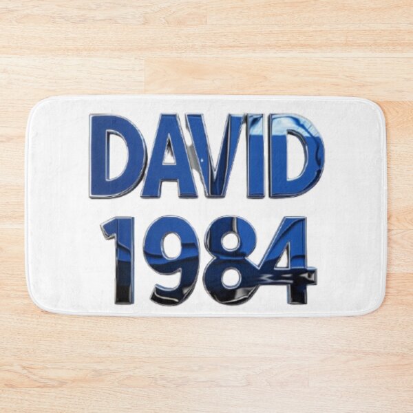 Item preview, David 1984 – Metallic Chrome Edition designed and sold by AlexLineArt.