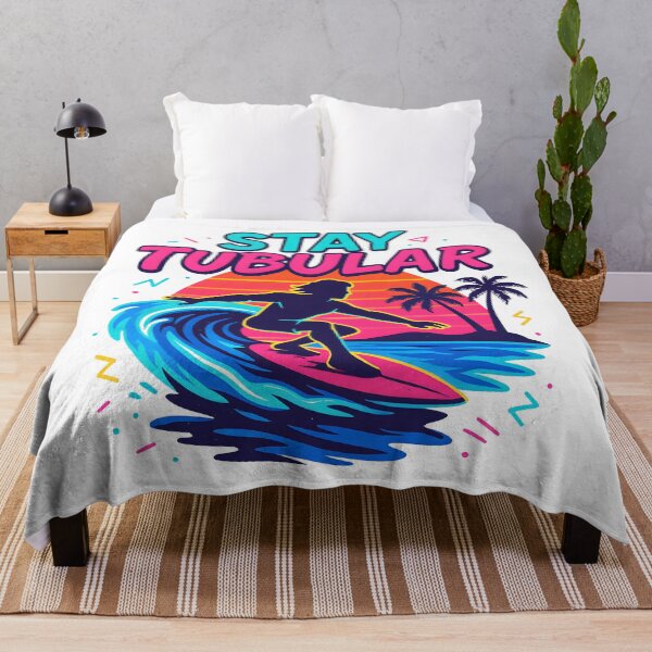Item preview, Diseño retro tubular de surf al atardecer. designed and sold by The-T-In-Retro.