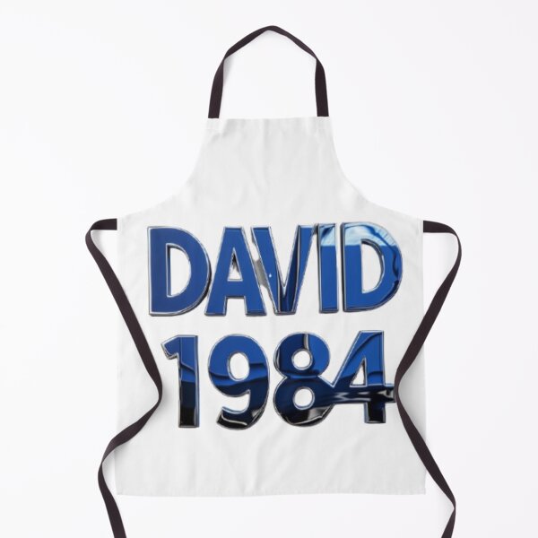Aperçu de l'œuvre David 1984 – Édition Chrome Métallisé créée et vendue par AlexLineArt.