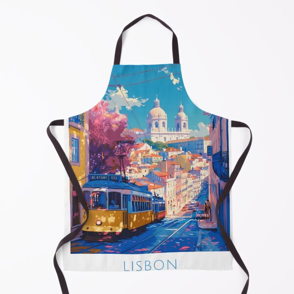 Item preview, Lisbon Portugal Tram 28 Alfama Street Poster designed and sold by LaFabricaArt.
